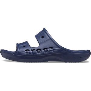 Crocs Unisex Baya Two-Strap Slide Sandals - Navy